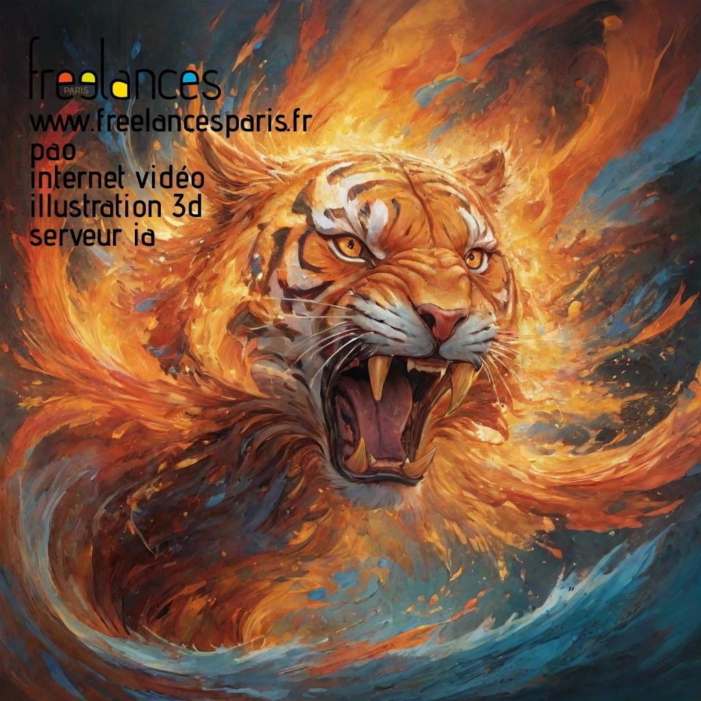 Pao mise en page internet vidéo illustration 3d serveur IA générative AI freelance paris studio de création magazines lu3lshm0